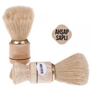 Faux Ahşap Saplı Tıraş Fırçası