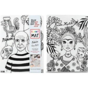 Funny Mat - Pablo Pıcasso Ve Frıda Kahlo 25 X 35 Cm