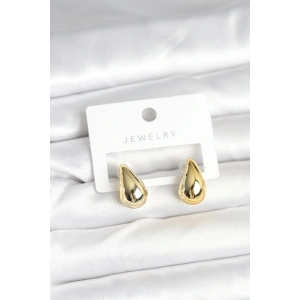 Mey İthalat® Gold Renk Damla Küpe 17 mm
