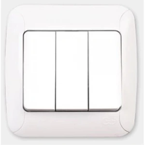 Günsan Fantasy Üçlü Anahtar Beyaz Renk