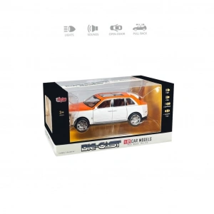 Mey İthalat®  HCL806 Çek Bırak 1:22 Sesli ve Işıklı Metal Araba