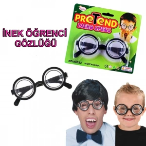 İnek Öğrenci Gözlüğü Şaka Gözlüğü (5047)