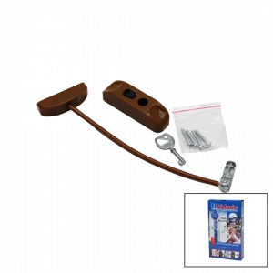 KAHVERENGİ HALATLI ANAHTARLI EMNYET KİLİT (5047)