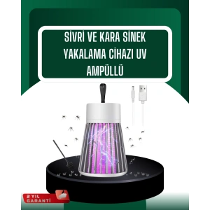 Mey İthalat® Kamp ve Bahçe İçin Şarjlı Böcek Kovucu Lamba