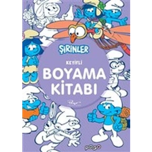 Keyifli Boyama Kitabı - Şirinler