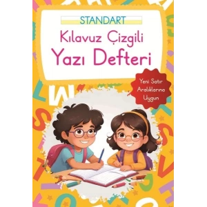 Kılavuz Çizgili Yazı Defteri Küçük Boy - Turuncu