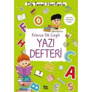 Kılavuz Dik Çizgili Yazı Defteri (Büyük Boy)