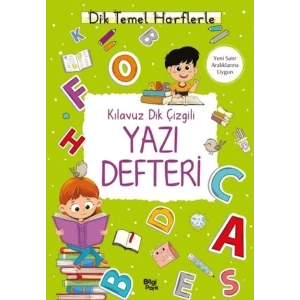 Kılavuz Dik Çizgili Yazı Defteri (Küçük Boy)