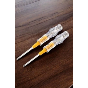 Mey İthalat® Kontrol Kalemi Nikel Kaplama Çift Başlıklı Test Cihazı