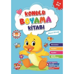 Konulu Boyama - MaviKitap (3-4 Yaş)