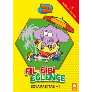Kral Şakir Fil Gibi Eğlence Boyama Kitabı- 1