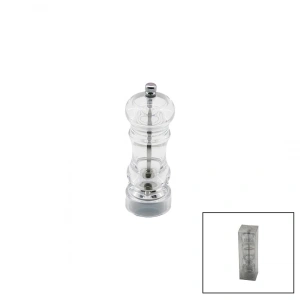 KÜÇÜK   ŞEFFAF MİKA KRİSTAL PLASTİK  BAHARAT ÖĞÜTÜCÜ (5047)