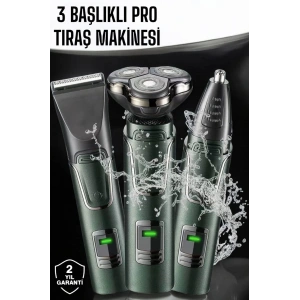 Mey İthalat® Kulak Ve Burun Başlıklı Profesyonel Tıraş Makinesi