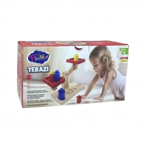 Kutuda Oyuncak Ahşap Terazi