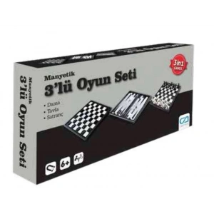 Manyetik 3Lü Oyun Seti