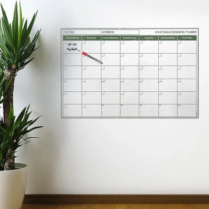 Manyetik Yapışkanlı Bir Aylık Program Planlayıcı Takvim 85x56 cm (5047)