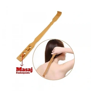 Masajlı Sırt Kaşıma Aparatı - Bambu Sırt Kaşıyıcı