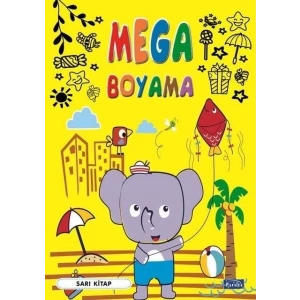 Mega Boyama Sarı Kitap