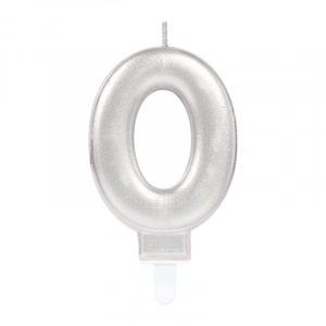 Mey İthalat® 0 Rakam Mum Gümüş Renk