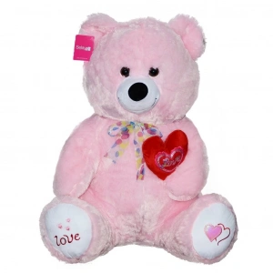 Mey İthalat® 1054P TIKIL AYI 70CM PEMBE