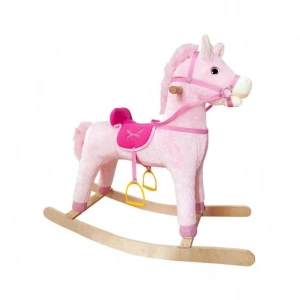 Mey İthalat®  3505P Sallanan At 65 cm Pembe- Selay Oyuncak