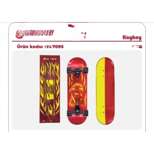 Mey İthalat® 7095 SARI KIRMIZI KAYKAY