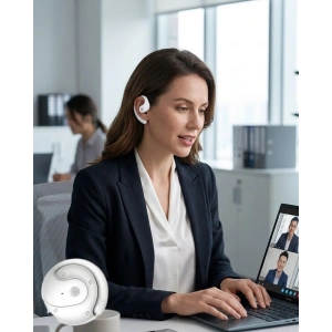 Mey İthalat® Bluetooth Kulaklık Çift Mikrofonlu Uzun Kullanım Süreli ve Hızlı Şarj Özellikli