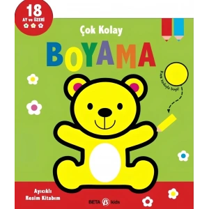 Mey İthalat® Çok Kolay Boyama Ayıcıklı Resim Kitabım