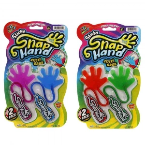 Mey İthalat® Snap Hand Jaru 2li Eğlenceli Yapışkan El 1 paket