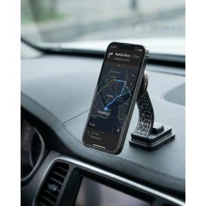 Mey İthalat® Katlanabilir Manyetik Araç Telefon Tutucu 360 Derece Döner Stand