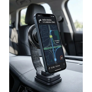 Mey İthalat® Manyetik Araç Telefon Standı Katlanabilir Telefon Tutucu