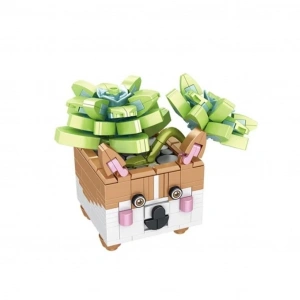 Mey İthalat® P655016 HAYVAN SAKSILARI BUKET SETLERİ 336 PARÇA BLOCK OYUNCAK