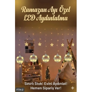 Mey İthalat® Ramazan Perde LED Işık 3 Metre