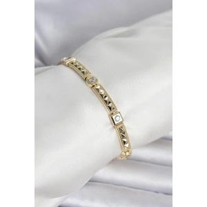Mey İthalat® Xuping Punta Model Gold Renk Kadın Bileklik
