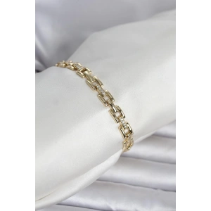 Mey İthalat® Xuping Zincir Model Gold Renk Kadın Bileklik