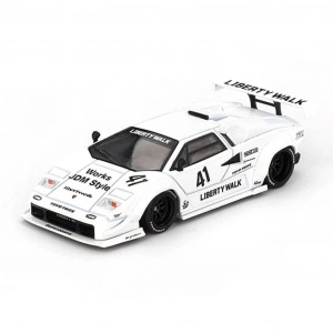 Mini GT 1/64 Lamborghini Countach LB-WORKS White 2024 Tokyo Auto Salon - Blister Paket