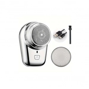 Mini Shaver Sıfır Sakal Taşınabilir Şarjlı Tıraş Makinesi IPX6 Korumalı  (5047)