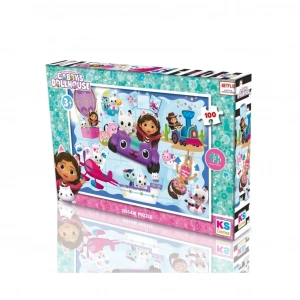 NessiWorld Gabbys Dollhouse Puzzle 100 Parça