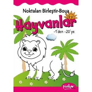 Noktaları Birleştir-Boya Hayvanlar-1’den 20’ye