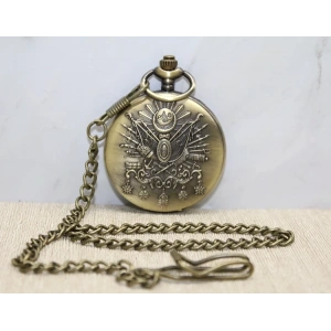 Osmanlı Devlet Arması Köstekli Saat Alk3983