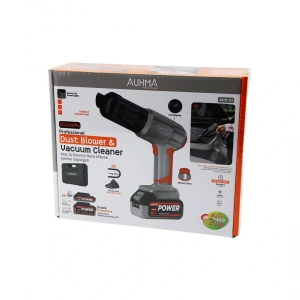 OTO ARAÇ TYPE-C SARJLI - LCD EKRAN EL TİPİ BASINÇLI HAVA ÜFLEME - SÜPÜRGE MAKİNE YEDEK BATARYA - 2 X FİLTRE MİKROFİBER BEZ 8 BAŞLIK 175W AHV-21 (5047)