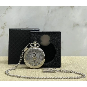 Özel Kutulu Gümüş Köstekli Saat Alk4672