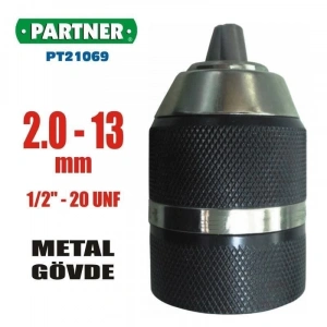 Mey İthalat® Partner 21069 Anahtarsız Mandren 13 mm 1/2