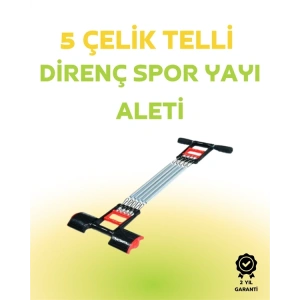 Mey İthalat® Paslanmaz Çelik Yaylı Çoklu Dirençli Kol ve Gövde Egzersiz Aleti