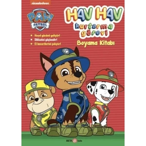 Paw Patrol Hav Hav Kurtarma Görevi Boyama Kitabı