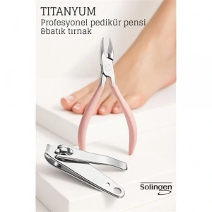 Mey İthalat® Pedikür Makası -  Batık Tırnak Makası Profesyonel Set