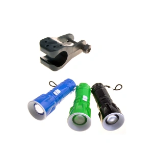 Pilli Zoomlu Ledli Bisiklet Ön Farı El Feneri Aydınlatma Lambası (5047)