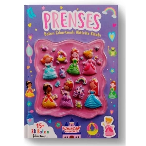 Prenses Balon Çıkartmalı Aktivite Kitabı