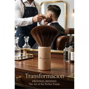 Profesyonel Ahşap Saplı Berber Ense Fırçası - Lüks Seri 722957