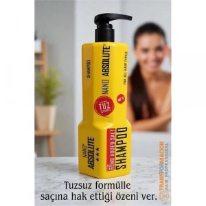 Profesyonel Nano Absolute Tuzsuz Şampuan – 1000 ml, Tüm Saç Tipleri